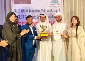 रायगडच्या तीन सुपुत्रांचा दुबईत गौरव