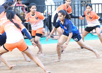 जिल्हास्तरीय कबड्डी स्पर्धेत ज्ञानशक्ती युवाची उपांत्य फेरीत धडक