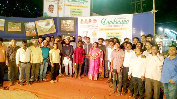 माथेरानचा निसर्ग उतरला कॅनव्हासवर