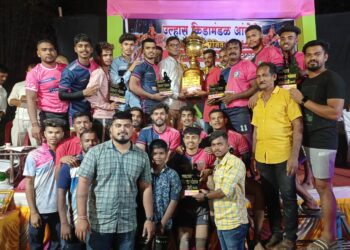 आंबोले जिल्हास्तरीय कबड्डी स्पर्धेत मातृछाया कुर्डुस संघ विजयी