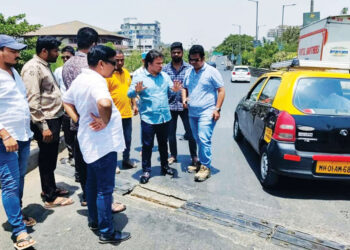 उड्डाणपुलाची तातडीने दुरुस्ती करा – प्रीतम म्हात्रे