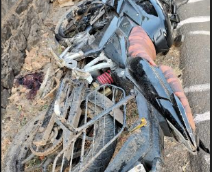 मोटार सायकल अपघातात २२ वर्षीय तरुणाचा मृत्यू