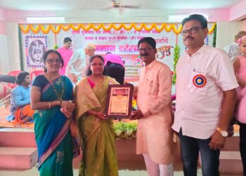 समाजसेविका जिविता पाटील पुरस्काराने सन्मानित