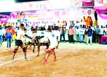 जिल्हास्तरीय कबड्डी स्पर्धा ; उरणचा गणेश कबड्डी संघ विजयी