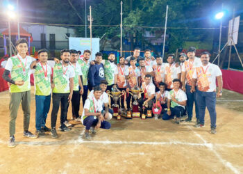 जय वीर हनुमान मित्र मंडळ आयोजित स्पर्धेत जर्मन रायडर्स संघ विजयी