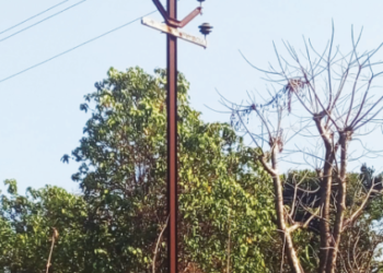 जीर्ण विद्युत खांबाकडे महावितरणचे दुर्लक्ष