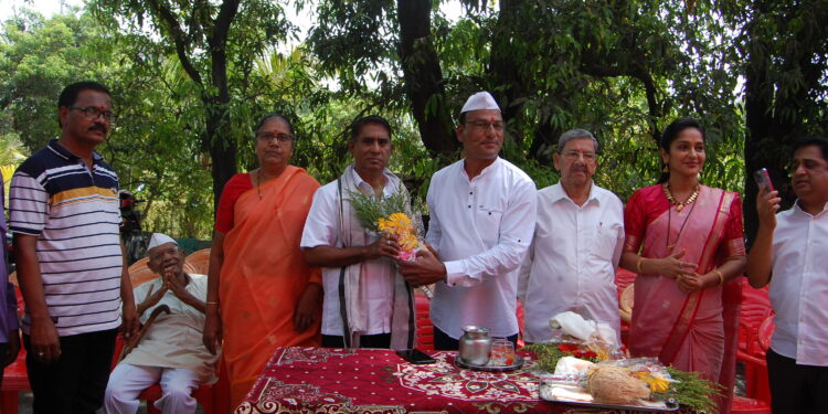 वाघोडे येथे श्रीपंत मंदिराचा वर्धापन दिन सोहळा