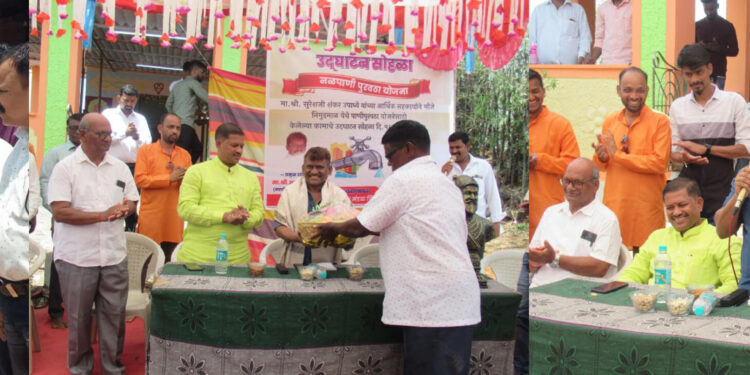 निगुडमाळ गावाला मिळाले पाणी