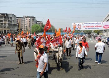 पनवेलमध्ये महागाई विरोधात मविआचा मोर्चा