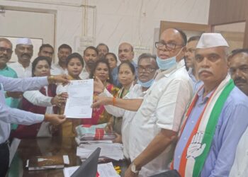 महागाई विरोधात पनवेल काँग्रेसच्यावतीने निषेध