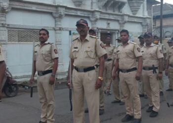 मुरुड पोलिसांचे संचलन