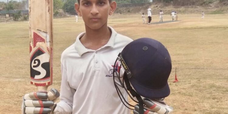 क्रिकेट स्पर्धेत ए.जे स्पोर्ट्स विजयी ; प्रणित उलवेकरचे दमदार शतक