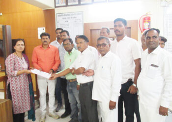 डॉ.बाबासाहेब आंबेडकर सभागृह जमीनसाठी निवेदन