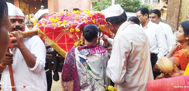 श्री बेलजाई मातेचा पालखी सोहळा साजरा