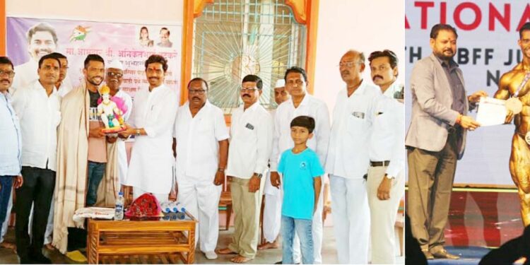 शरीरसौष्ठव स्पर्धेत उदय देवरेची सुवर्णमय कामगिरी