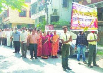 उरण मध्ये शोभा यात्रेला प्रतिसाग