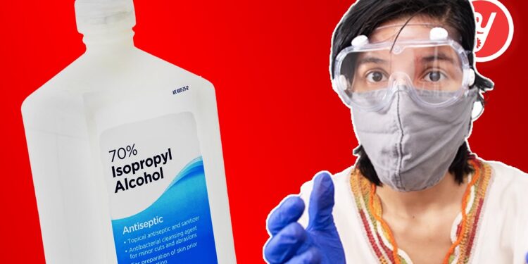 नॉन आयपी ग्रेड आयसोप्रोपाईल अल्कोहोल धोकादायक