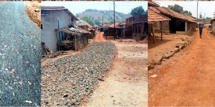 महादेवाचा मुरा रस्त्याच्या कामाला गती