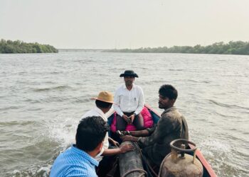 अवैध रेतीउपसा करणार्‍यांवर तहसीलची कारवाई