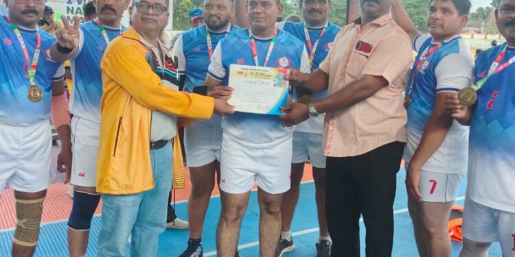 40 प्लस कबड्डी स्पर्धेत महाराष्ट्र विजयी