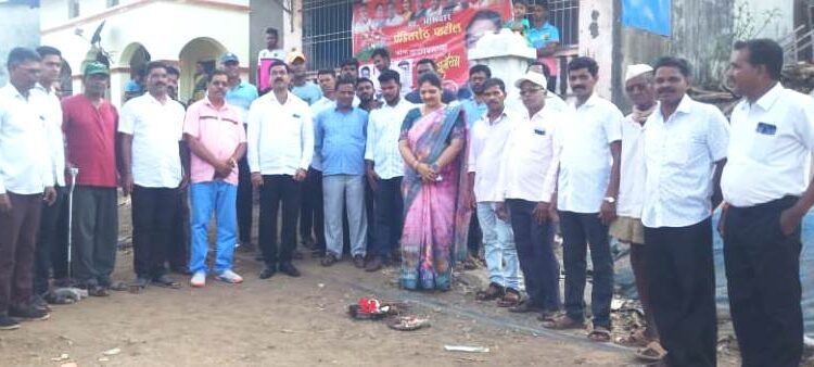 आ. जयंत पाटील यांच्या विकास निधीतून मिठागर रस्त्यासाठी 15 लाखांचा निधी