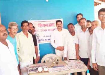 कळमजे येथे वाचनालयाचे उद्घाटन