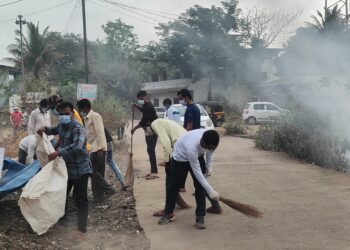श्री सदस्यांकडून 27 गावांमध्ये ग्रामस्वच्छता अभियान