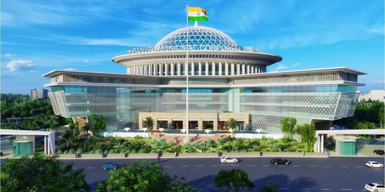 पनवेल मनपा प्रशासकीय भवनाचे उद्या भूमीपूजन