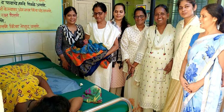 पावणे चार किलो वजनाचे बाळ जन्माला