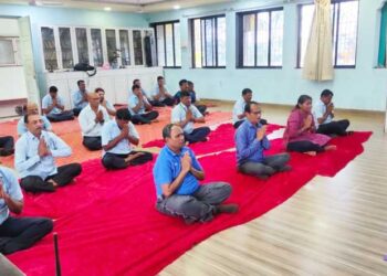 उरण तालुक्यात योग दिनाला प्रतिसाद