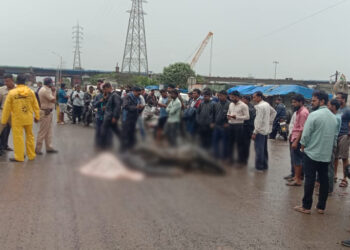 चिर्ले गावाजवळ ट्रेलरने तरुणाला चिरडले; जागीच ठार