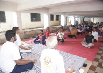 ‘जेएसएम’मध्ये योगा दिन उत्साहात