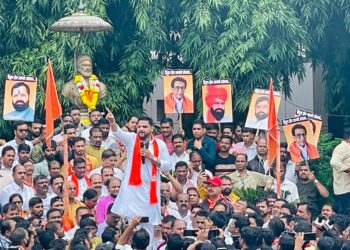 महाडला गोगावले समर्थनाचे शक्तिप्रदर्शन