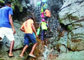 पोटाची खळगी भरण्यासाठी शिडीचा आधार