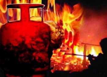 नागोठण्यातील जेवण बनविताना सिलिंडरने घेतला पेट