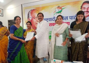 राष्ट्रवादी महिला काँग्रेस खोपोली शहर अध्यक्षपदी सुवर्णा मोरे