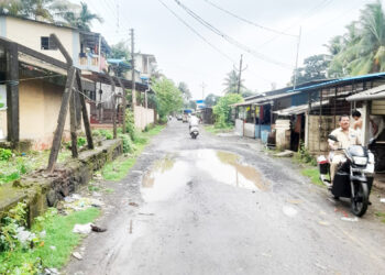 वरसे हद्दीतील रस्त्यांची दुरवस्था