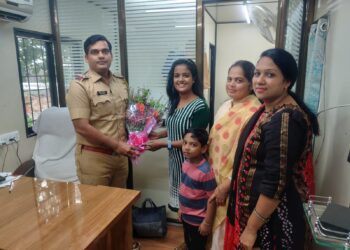 पार्किंग समस्या सुटल्याने पोलीसांचे आभार