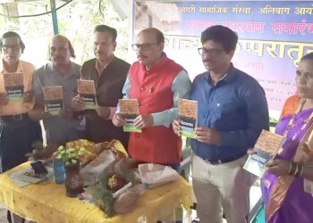 पेंढ्याच्या छपरातून काव्यसंग्रहाचे प्रकाशन