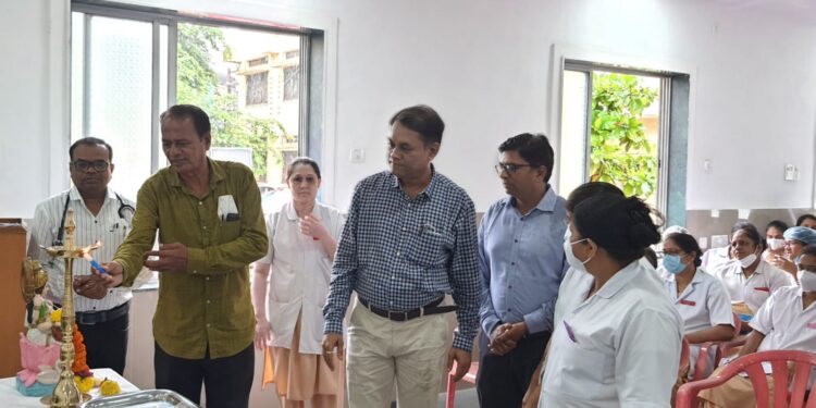 जिल्हा रुग्णालयात आपत्ती व्यवस्थापन प्रशिक्षण