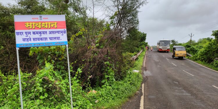 अलिबाग मुरुड तालुक्यातील आठ पुल धोकादायक