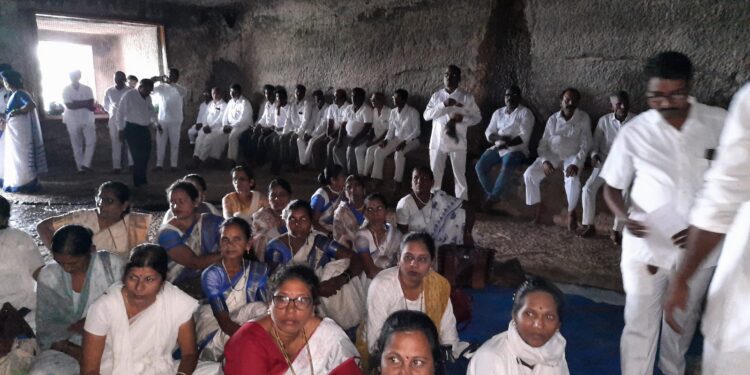 कुडा लेणी येथे वर्षावास मालिका उत्साहात