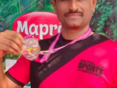 प्रकाश ठोंबरे यांचा वाढदिवसदिनी 42 किलोमीटरची दौड