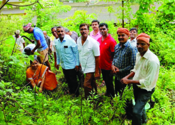 तळगडाच्या मजबुतीसाठी वृक्षारोपण