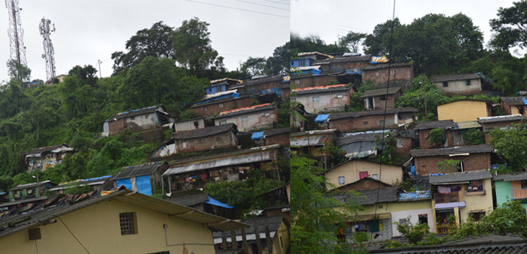 पेण शहरातील पीरडोंगरी, फणसडोंगरीवरील घरे धोकादायक