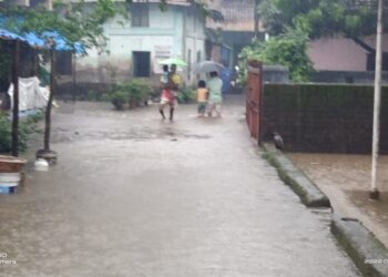 प्रशासनाच्या दुर्लक्षाने कांदळेपाडा जलमय