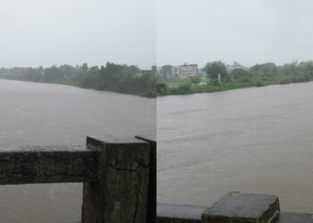 काळ नदीलगतच्या गावांना धोक्याचा इशारा