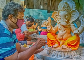 बाप्पाच्या माहेरघरात लगबग वाढली