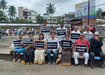 बिल्किश बानो प्रकरणाचा अलिबागमध्ये निषेध