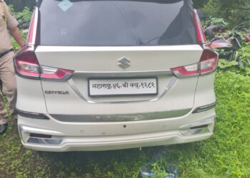 प्रसाद सावंत हल्ला प्रकरणातील जीप पोलिसांच्या ताब्यात